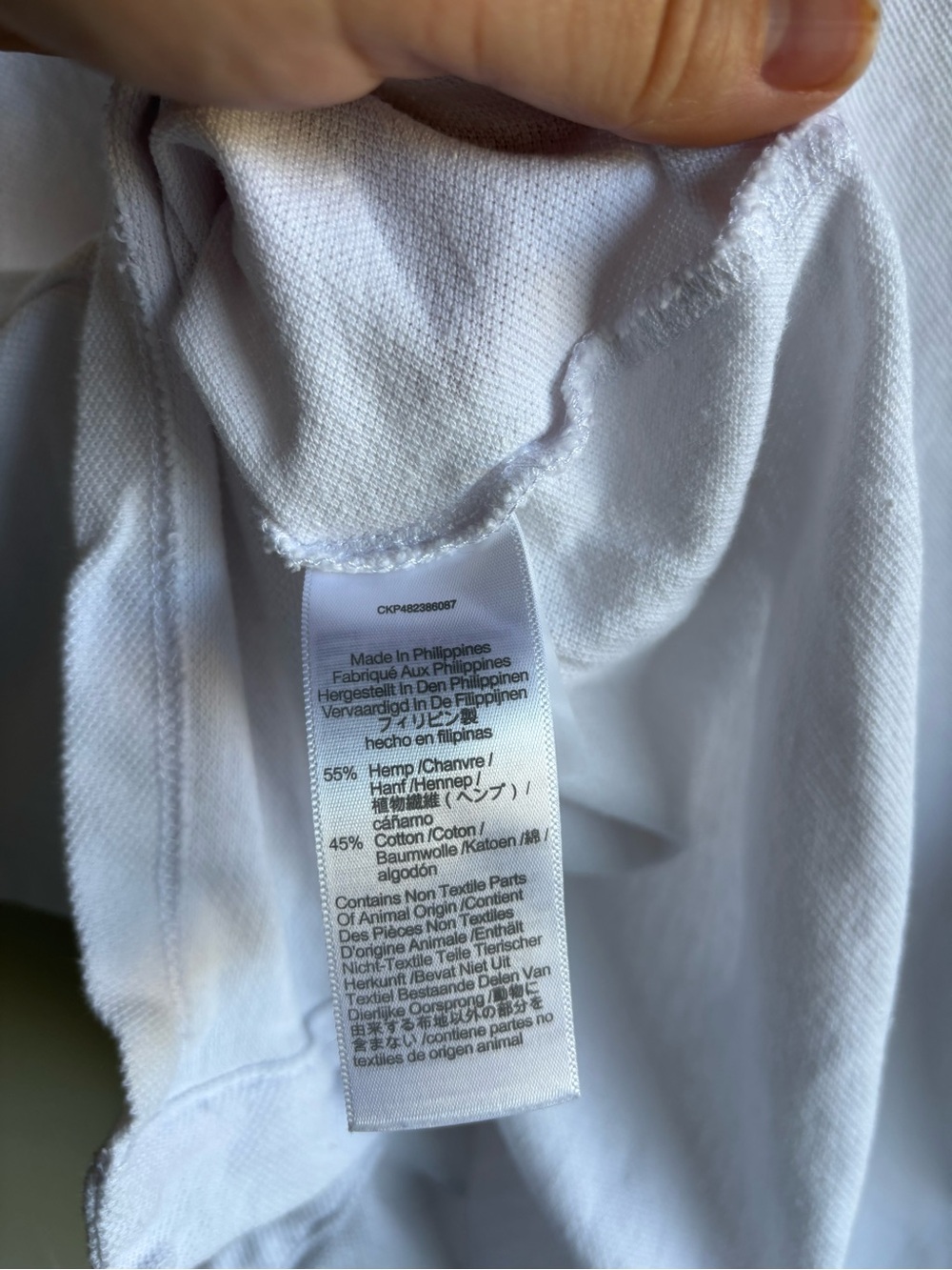 Madewell White Cropped Button-Front Top Medium 100% Natural Fibers - Picture 3 of 5